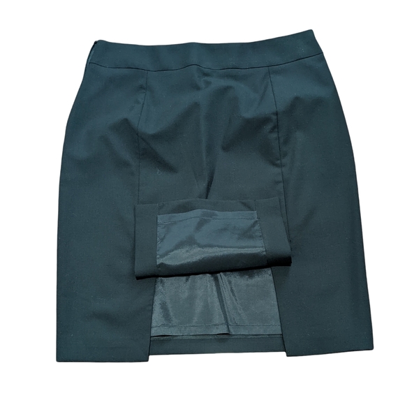 NWOT Banana Republic black wool suit pencil skirt, black, - size 6 petite - Picture 3 of 14